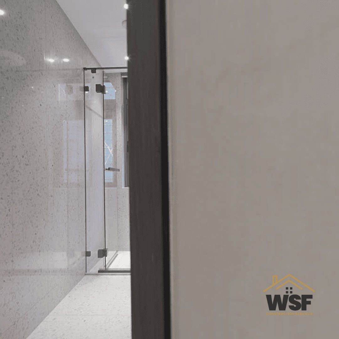 Hallway bathroom remodel